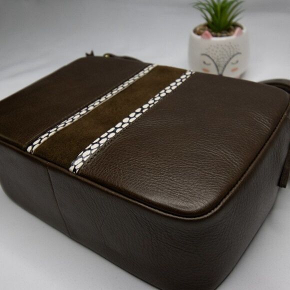 NEW Madewell Suede Inset Large‎ Transport Camera Bag - Picture 4 of 14